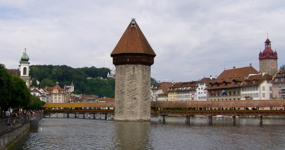 Kapellbrücke, Luzern, Switzerland