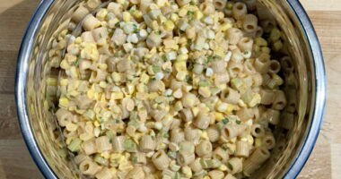 Miso Corn Pasta Salad